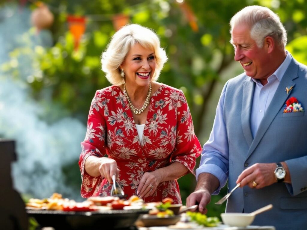 Le Roi Charles III et Camilla au barbecue en Australie.